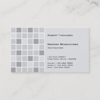 Visita Tarjeta de presentación Gray Tile