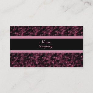Visita Tarjeta de presentación Grunge, rosa y negro
