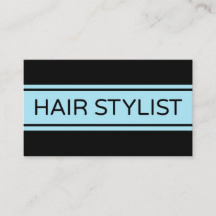 Visita Tarjeta de presentación Hair Stylist Stripe