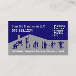 Visita Tarjeta de presentación Handyman