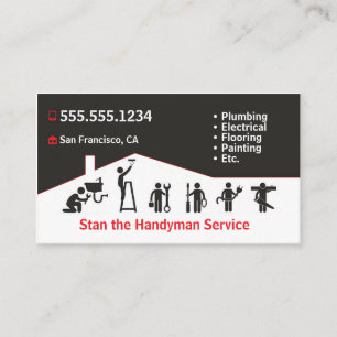 Visita Tarjeta de presentación Handyman