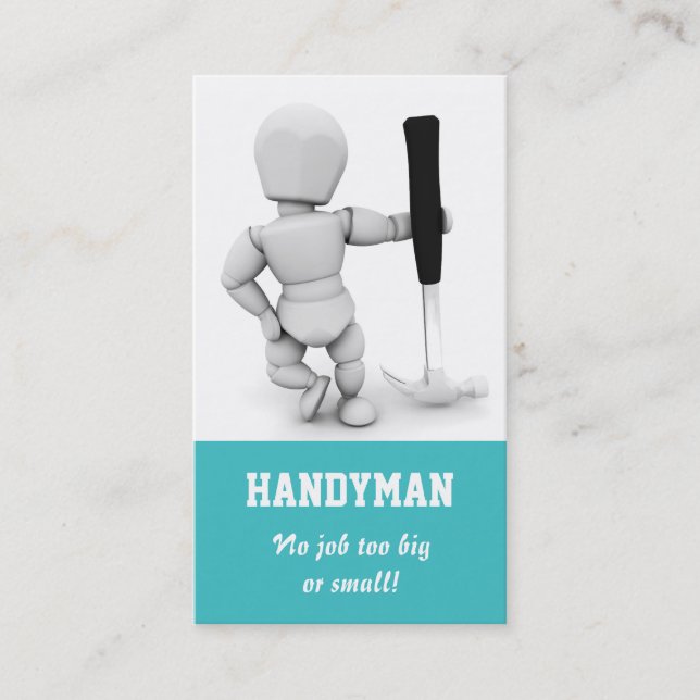 Visita Tarjeta de presentación Handyman (Anverso)