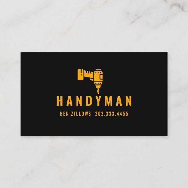 Visita Tarjeta de presentación Handyman (Anverso)