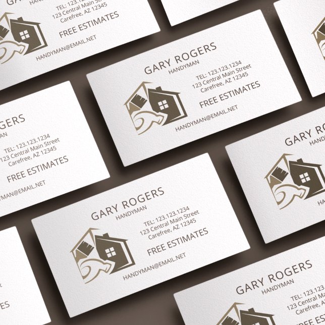 Visita Tarjeta de presentación Handyman para reparación e (Subido por el creador)