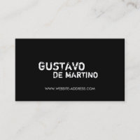 Tarjeta de presentación HIP GRUNGY BLACK