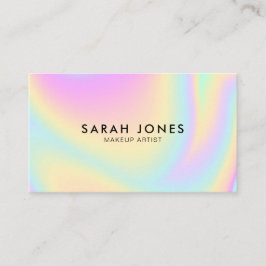 Visita Tarjeta de presentación holográfica moderna Minima