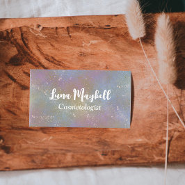 Visita Tarjeta de presentación Holográfica Rainbow