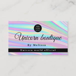 Visita Tarjeta de presentación Holography Unicorn