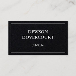 Visita Tarjeta de presentación humilde, simple y Minimali