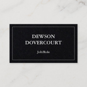 Visita Tarjeta de presentación humilde, simple y Minimali