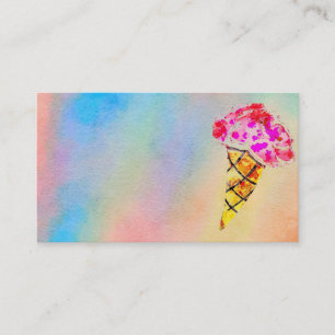 Visita Tarjeta de presentación Ice Cream Cone