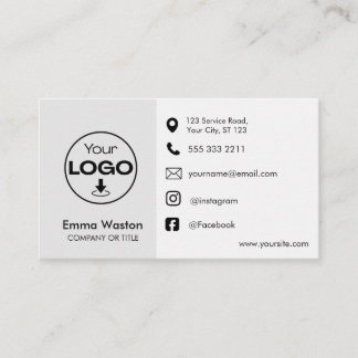 Visita Tarjeta de presentación | Iconos de logotipo perso