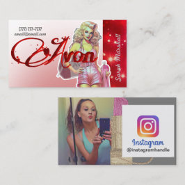Visita Tarjeta de presentación Instagram Representativa A