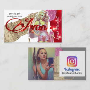 Visita Tarjeta de presentación Instagram Representativa A