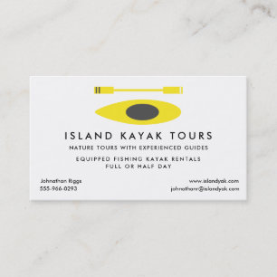Visita Tarjeta de presentación Kayak Tour