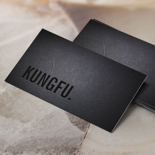 Visita Tarjeta de presentación Kungfu de salida negra pro