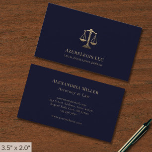 Visita Tarjeta de presentación legal de Blue Gold Justice