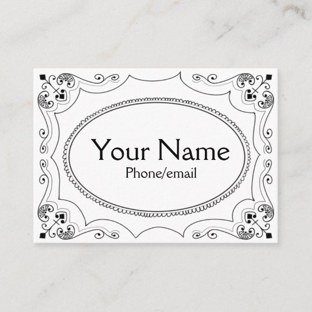 Visita Tarjeta de presentación/llamada (Anverso)