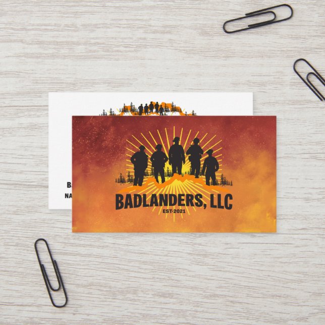 Visita Tarjeta de presentación LLC para Badlanders (Anverso/Reverso In Situ)