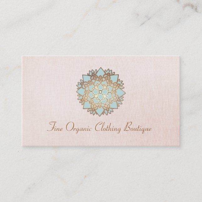 Visita Tarjeta de presentación Lotus Fashion Boutique Pin (Anverso)