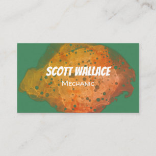 Visita Tarjeta de presentación mecánica de roya