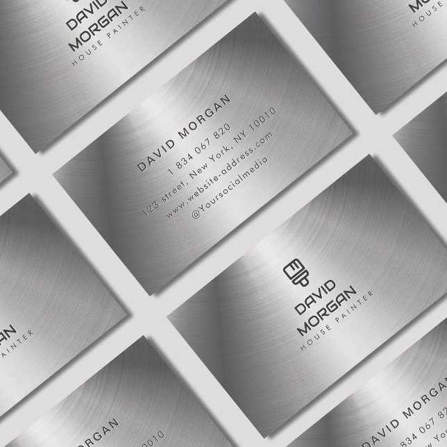 Visita Tarjeta de presentación metálica House Painter (Subido por el creador)