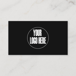 Visita Tarjeta de presentación mínima con logotipo de Per