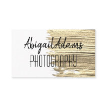 Tarjeta de presentación Mínima para Pintura Dorada