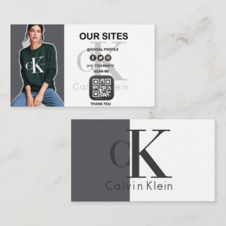 Visita tarjeta de presentación minimal personalizada con