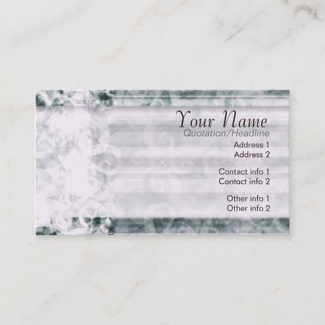 Visita Tarjeta de presentación Minimali (Anverso)