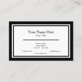 Visita Tarjeta de presentación minimalista