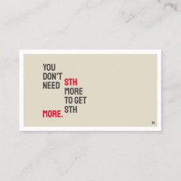 Visita Tarjeta de presentación Minimalista PHYSICS