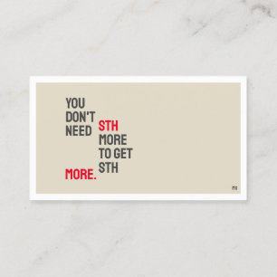 Visita Tarjeta de presentación Minimalista PHYSICS