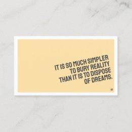 Visita Tarjeta de presentación Minimalista PROSE