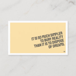 Visita Tarjeta de presentación Minimalista PROSE