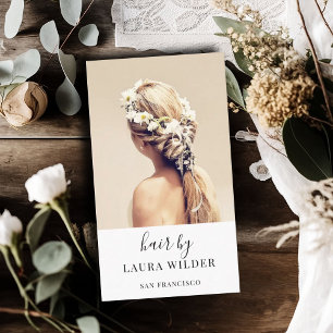 Visita Tarjeta de presentación moderna con estilo de cabe