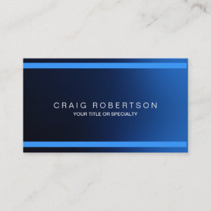 Visita Tarjeta de presentación moderna de color azul clar