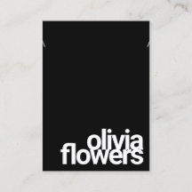 Tarjeta de presentación moderna de cuello de pulse