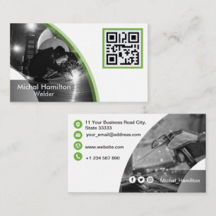 Visita Tarjeta de presentación moderna de Green Welder
