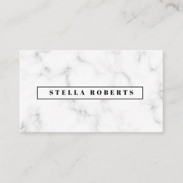 Visita Tarjeta de presentación moderna de mármol