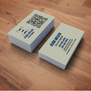 Visita Tarjeta de presentación moderna de redes sociales 