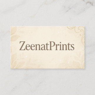 Visita Tarjeta de presentación moderna de ZeenatPrints