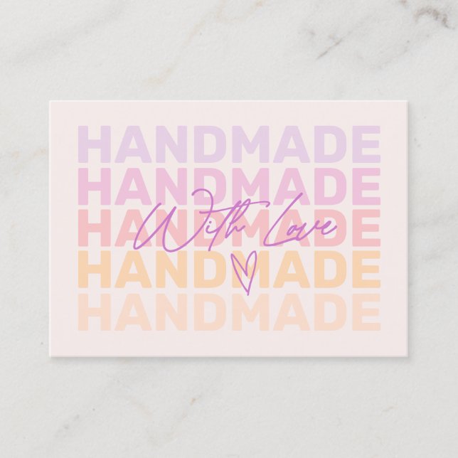 Visita Tarjeta de presentación moderna Gracias a la peque (Anverso)