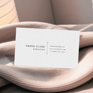 Visita Tarjeta de presentación moderna Minimalista para b