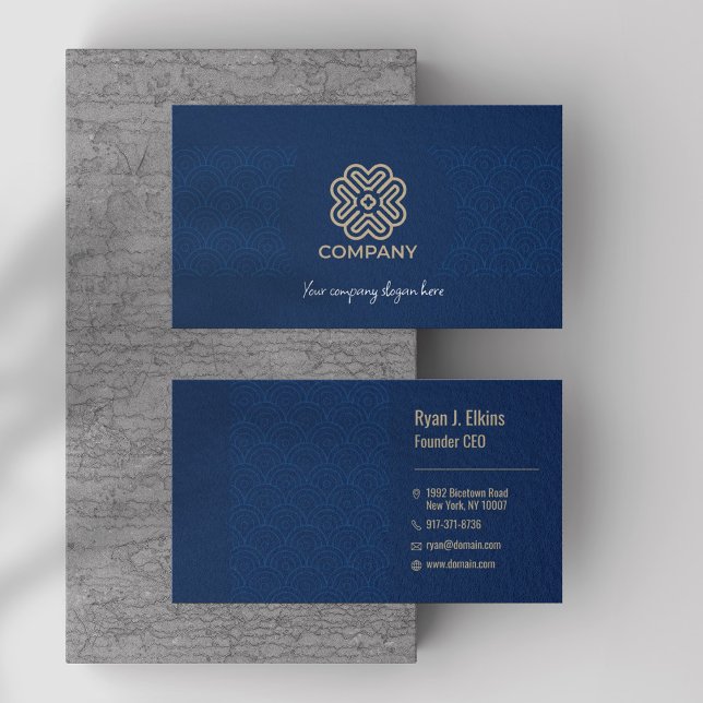 Visita Tarjeta de presentación moderna para emprendedores (Subido por el creador)