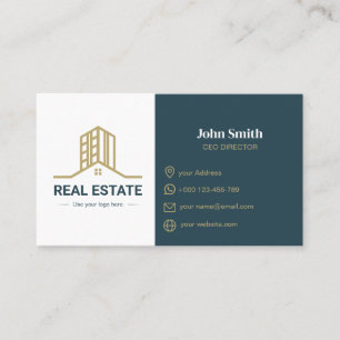 Visita Tarjeta de presentación moderna para INMOBILIARIA