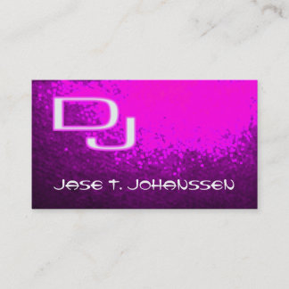 Visita Tarjeta de presentación moderna Purple Professiona