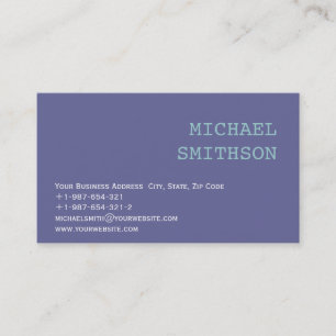 Visita Tarjeta de presentación moderna y sencilla de cons