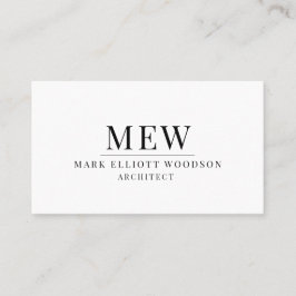 Visita Tarjeta de presentación moderna y sencilla de tipo