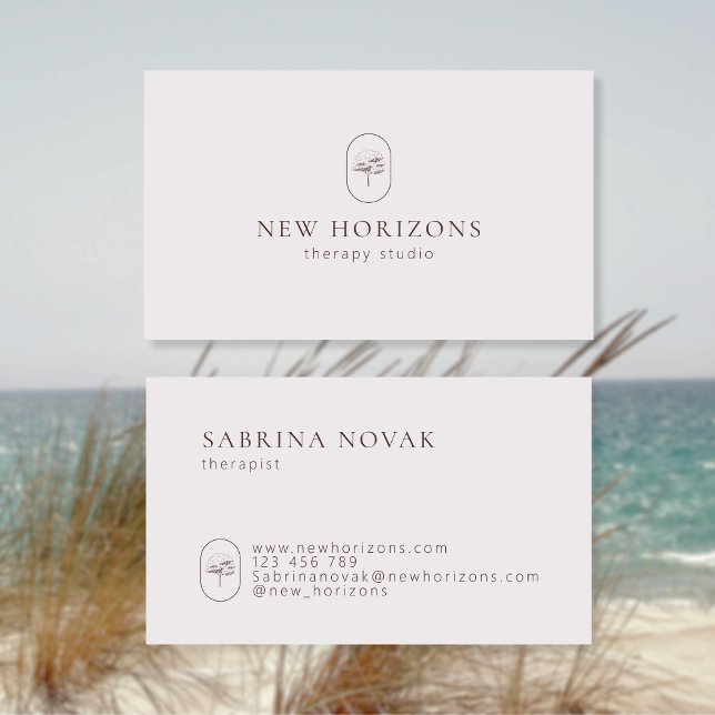 Visita Tarjeta de presentación moderna y sencilla para te (Subido por el creador)